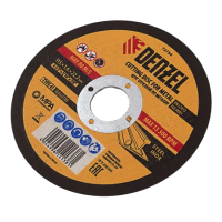 Круг отрезной 115х1,6х22,2мм металл Denzel