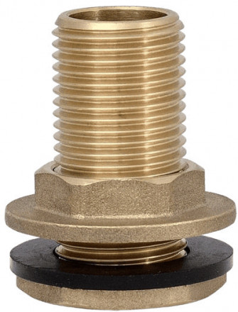 Врезка с фланцем для емкости 20мм