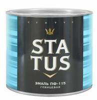 Эмаль ПФ-115 белая 1,8кг Status Радуга