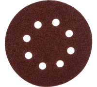 Круг шлифовальный бумага 125мм Р180 8 отв 5шт Зубр