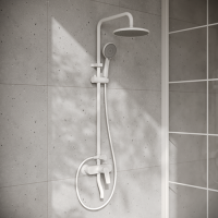 Стойка душевая из высокопрочного пластика, белая PL7-009DK РМС