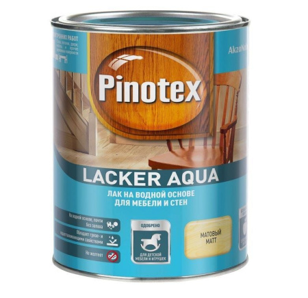 Лак акриловый универсальный 2,7л мат. Pinotex Lacker Aqva 10%---