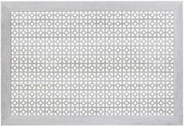 Экран для радиатора  120х60  Дамаско Дуб Серый Стильный дом