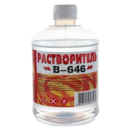 Растворитель 646  0,5л Вершина(20)
