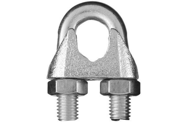 Зажим троса алюминиевый  М4 DIN3093 2шт