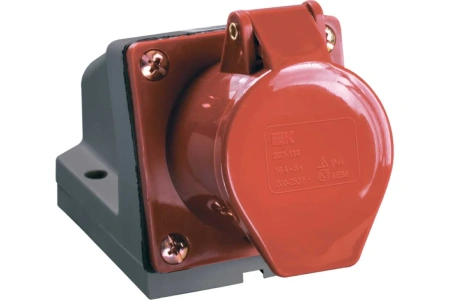 Розетка силовая стационарная 380В ССИ-125 32А IP44 IEK
