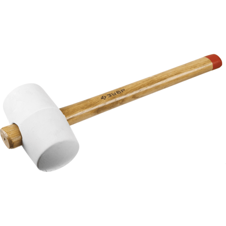 Киянка резиновая  680г дерев ручка белая Зубр Мастер